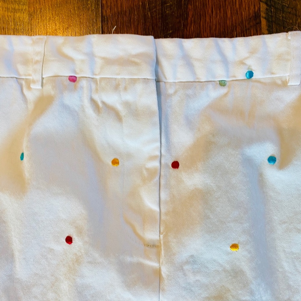 COUNTERPARTS White Polka Dot Mini Skirt - Size 18 - Picture 4 of 6
